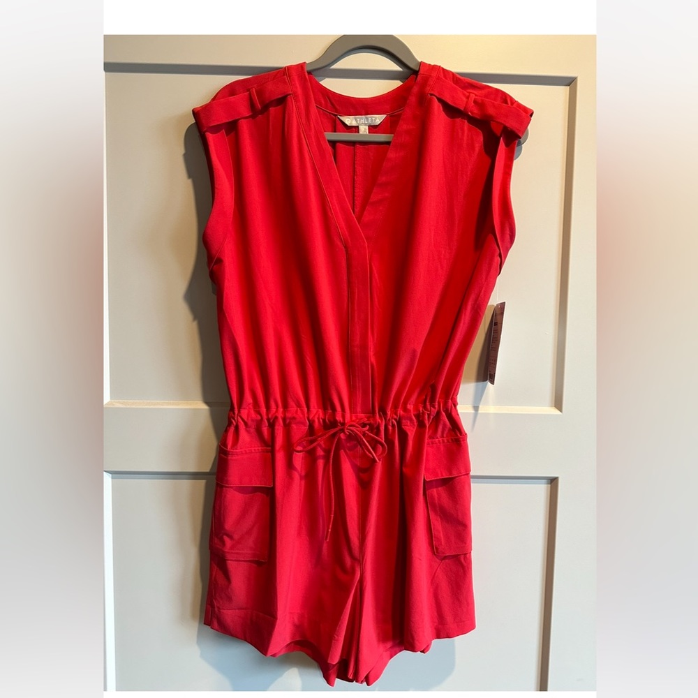 Brand New Athleta Red Romper